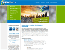 Tablet Screenshot of ensoplastics.com